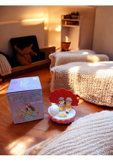 İstiridye Tasarım Işıklı Biblo