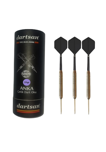 Dartsan Anka Türk Malı Çelik Dart Oku 21 Gr