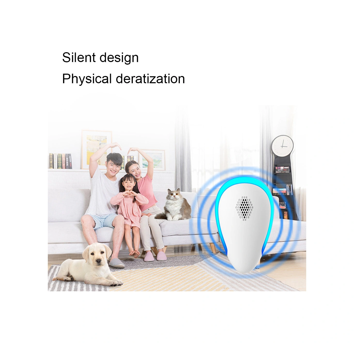 Padalink Ev İçin Ultrasonik Sinek, Fare Ve Haşere Kovucu Cihazı - İngiliz Standardı, Dayanıklı Malzeme, Kullanımı Kolay