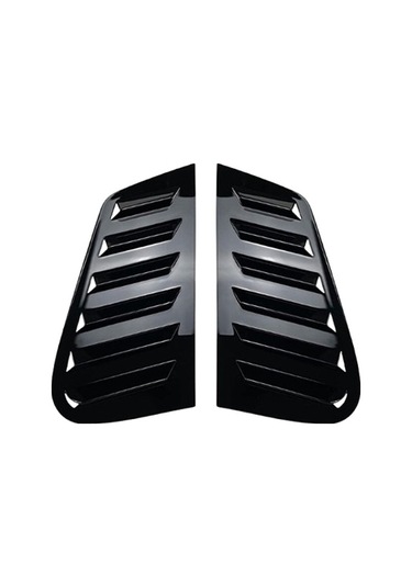 Volkswagen Golf 4 Kelebek Cam Kaplama Vizörü Parlak Siyah