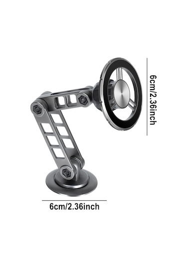 Logis Manyetik Araç İçi Telefon Tutucu G188 Siyah - Siyah