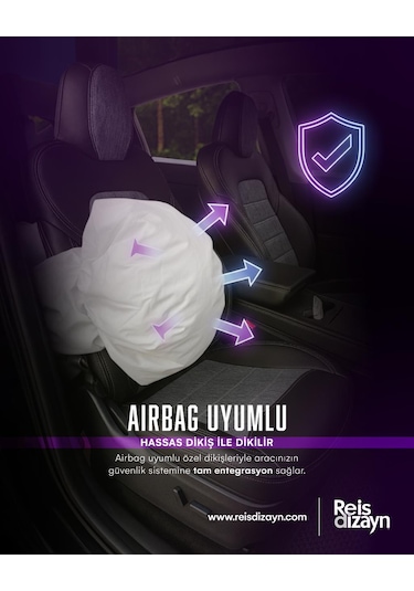Reis Dizayn Dacia Duster Uyumlu Özel Dikim Kılıf 01