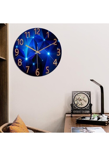 Homyl Modern Asılı Duvar Saati Sessiz Sigara Geçişli D D