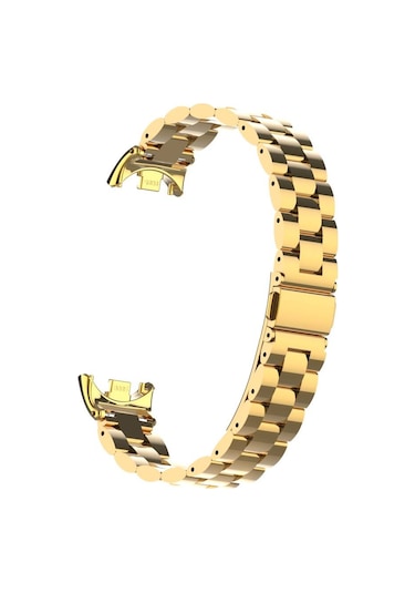 Kilifone - Xiaomi Mi Band 8 Uyumlu - Kordon Metal Kordon - Krd-04 - Siyah