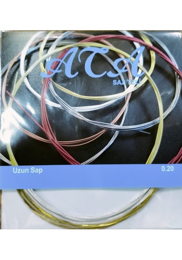 Ata Uzun Sap Bağlama Teli 0.20 Takım Sarı Çelik