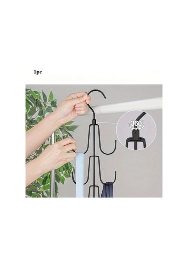 Dashanshop Siyah 1 Adet Çok Katlı Çanta Askısı Kaktüs Tasarımı Dayanıklı Dolap Organizatörü siyah