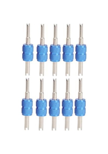 Dinosaurs 10 Adet Vana Çekirdek Anahtarı Lastik Vana Çekirdeği Temizleme Aracı Klima Tamir Aracı Araba Motorsiklet Tamir Aracı Mavi Altın