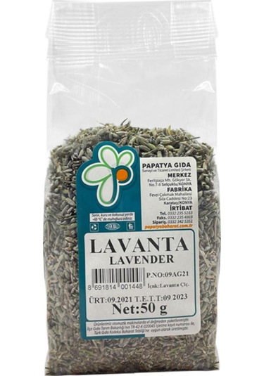 Papatya Gıda Lavanta 50 G