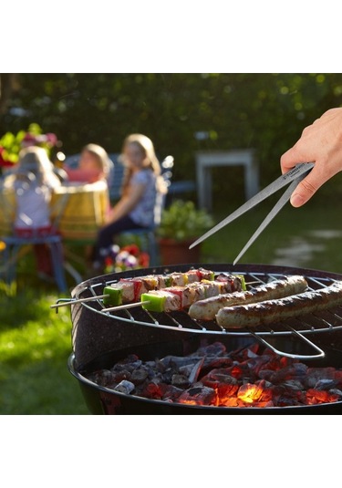 Ebitda Yemek İçin Maşalar - Çok Amaçlı Barbekü Maşası - Kamp Maşası - Ekmek Maşası - Ti Metal Mutfak Maşası - Çıkarılabilir - Taşınabilir - Sağlıklı Ve Çevre Dostu Çubuklar - Çok Renkli Çok Renkli