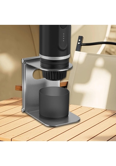 Homyl Kahve Damlatıcı Standı İstasyonu Rafı Yürüyüş Ofisi Için Gri