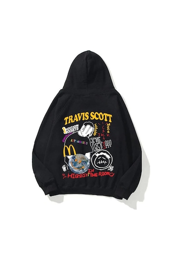 Startmore Unisex Highest In The Room Sweatshirt Siyah Siyah