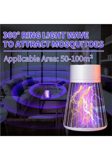 Jialan Elektrik Çarpması Sivrisinek Katili Lamba Su Geçirmez