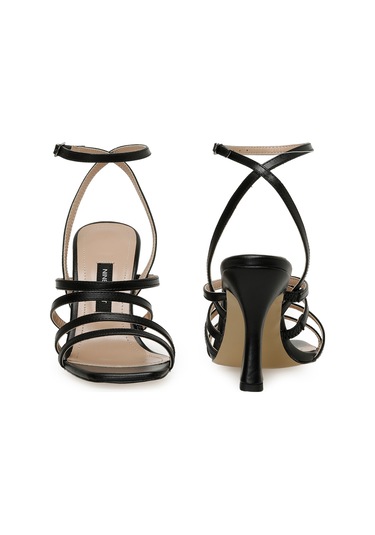 Nine West Tulle 3fx Siyah Kadın Topuklu Sandalet 000000000101367830 Siyah
