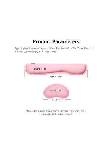 Bellek Köpüğü Klavye Fare Bileklik Seti Ofis Oyun Klavyesi,siyah
