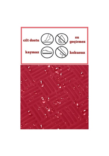 Eva Tatami Yumuşak Zemin Minderi 13 Mm Kırmızı