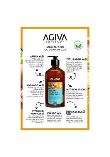Argan Yağlı Şampuan-1000ml