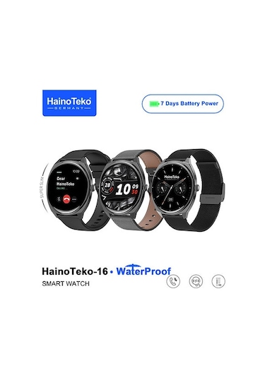 Schitec Hainoteko-16 Akıllı Saat (İthalatçı Garantili) + 3 Kordon