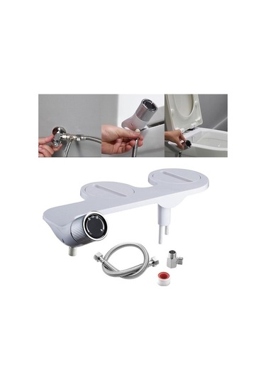 Tongxida Suntek Bide Klozet Aparatı, Beyaz, Yıkama Basıncı Ayarlanabilir Beyaz