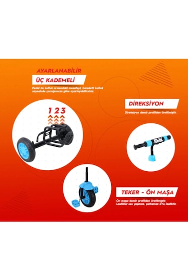 Rival RV503 Volt 3 Tekerlekli Bisiklet