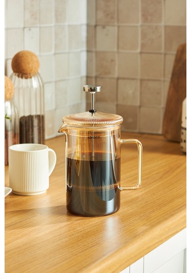 Karaca Luve French Press Amber 800 Ml Sarı