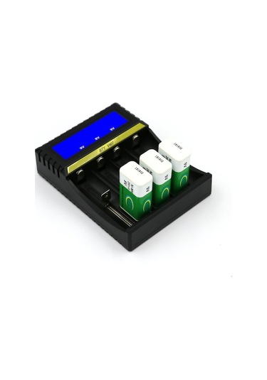 Besthome1 Çoklu Pil Şarj Cihazı: 18650, Aa/aaa, 9v Lcd Ekranlı Hızlı Şarj