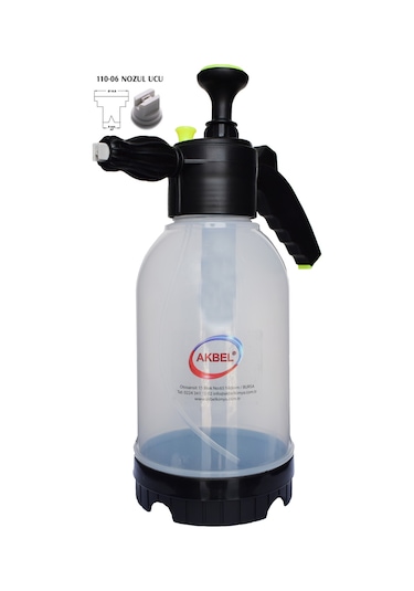 Akbel Köpük Yapan Basınçlı Pompa 2 Lt Ph Nötr Oto Şampuanı 1 Lt