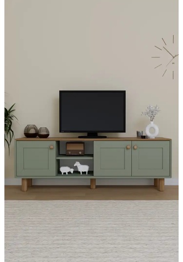 Bohem Serisi Natura Yeşil Tv Ünitesi Yeşil