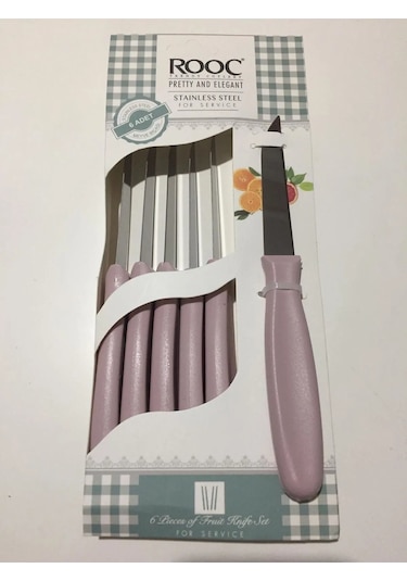 Prety 6'lı Meyve Bıçak Seti Royaleks-myv-06 Asorti