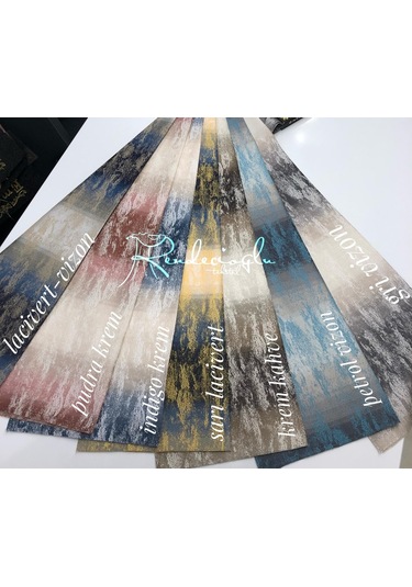 Fon Perde Renk Geçişli Tribal Desen Dilediğiniz En Ölçüsünde Çok Renkli