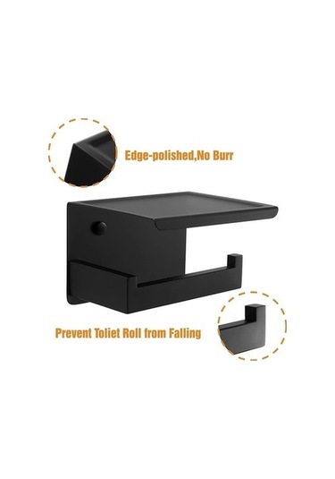 Tongxida Bosphorusboutique 304不锈钢浴室挂件 黑灰色 防滑壁挂毛巾架 Diğer