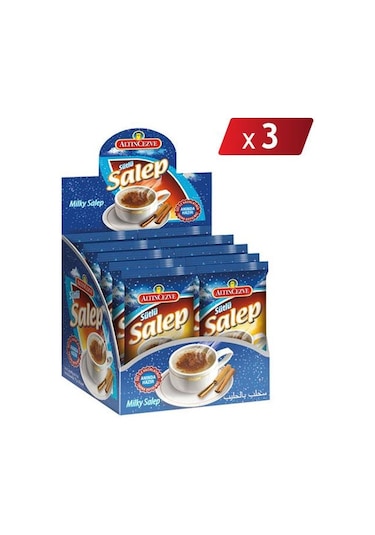 Altıncezve Sütlü Salep Tek Kullanımlık İçecek Tozu 3'lü 20 x 17 G