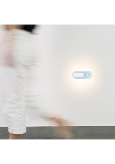 Homyl Led Pır Hareket Sensörü Gece Işığı Lambası Yeşil Yeşil Çok Renkli