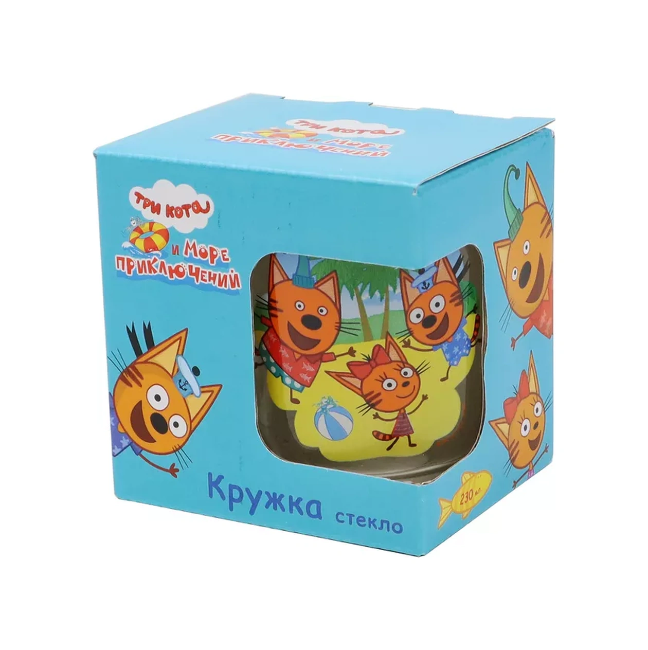 Nd Plej "üç Kedi" Kupa, 230 Ml, Cam, Macera Dolu Deniz 182483218 Açık Mavi