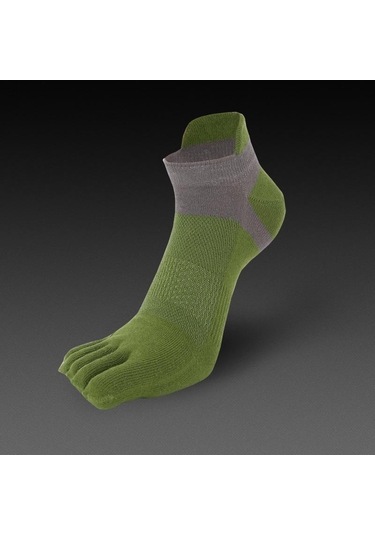 Jmsstore Erkek Saf Pamuk Spor Çorap 1 Çift - Yeşil