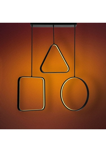 Shapes Modern Led Avize Sarkıt Linear Aydınlatma