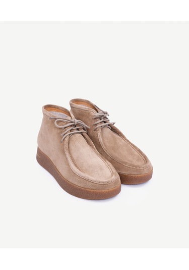 Yargıcı Kauçuk Tabanlı Süet Bot 25kkay4028x 209 Bej