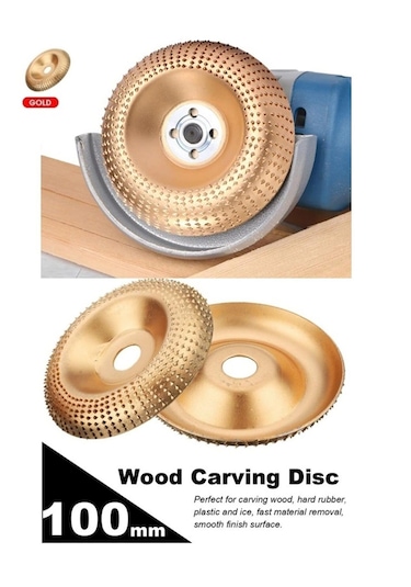 Ahşap Törpü Eğe Dis Kuksa Tabak Oval Oyma Açılı Taşlama 100 MM