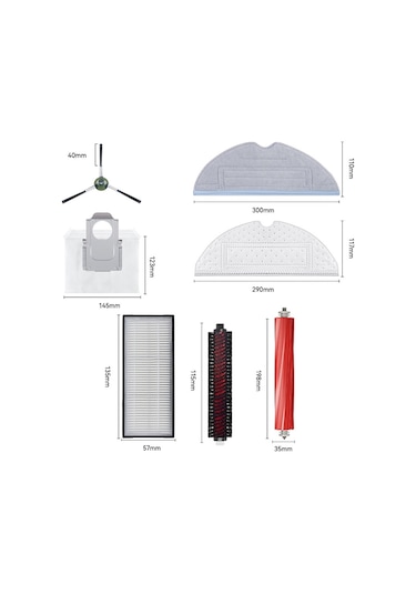 Roborock G20 / S8 Plus / S8 / S8 Pro Elektrikli Süpürge Aksesuarları İçin 3 Adet Tek Kullanımlık Bez