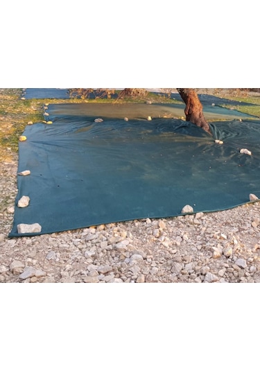 Morilu Dut Toplama Filesi - 75'lik Yeşil Şeritli Halkalı File - Sebze Kurutma Filesi - Hasat Filesi