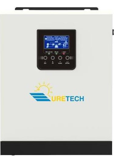 Uretech 1.5Kva 1.2Kw 1200 W Watt Tam Sinüs Akıllı Inverter 12V-220V Invertör