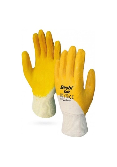 Beybi Nitril Kaplı İş Eldiveni Dayanıklı Ve Konforlu Kn2 Ce En 388 420 Kaplamalı