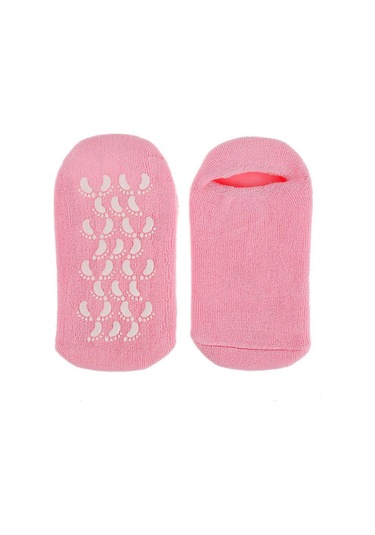 Samdoo Cotton Gel Spa Çoraplar - Renk Seçenekli Pembe, Mor, Gri Vb. - Tüm Bedenler İçin - Nemlendirici Terapi