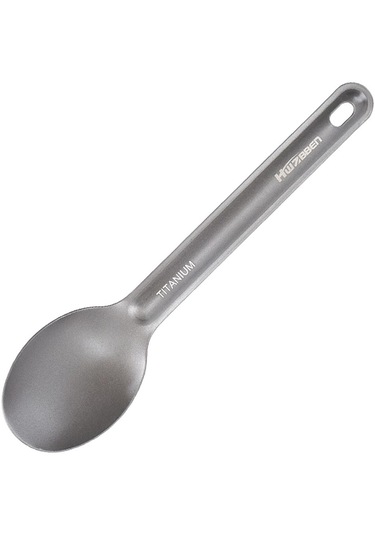 Homyl Titanyum Kamp Seyahat Açık Piknik Sofra Kaşık Çatal Kaşık