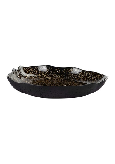 Karaca Lovizna Dekoratif Tabak 38 CM Siyah