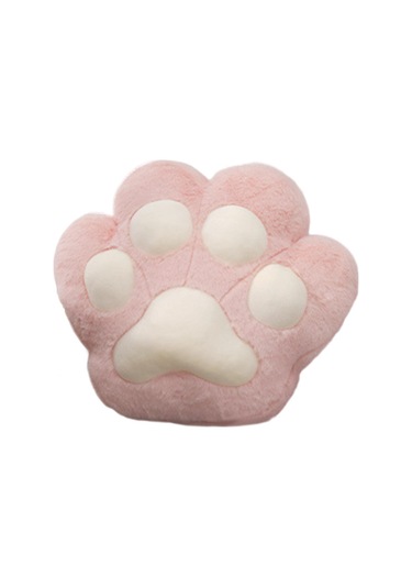Suntek Kedi Pençesi Yastık Battaniye Sevimli  Pembe