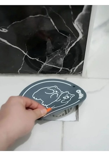 Banyo,mutfak,lavabo Gider Kapatıcı Kapak Koku Önleyici Mat Siyah