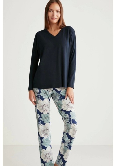 Pijama Takım Kadın 328 Lacivert