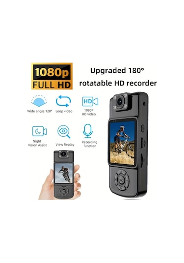 Dashanshop Mini Hd Dv Kamera 32g Hafıza Kartlı Mini Video Kayıt Cihazı Portatif Spor Toplantı Evcil Hayvan Kaydı