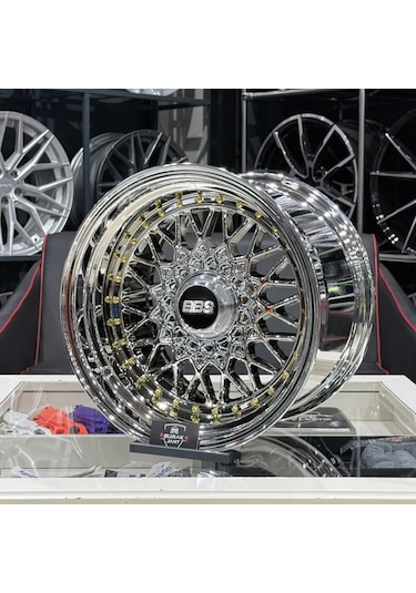 16 İnç 4x100 Bbs Rs2 Krom Ön:9 Arka:10 Jant Takımı 4adet