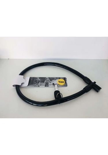 Yale Kablolu Bisiklet Kilidi Siyah Ycc2/6/60/black